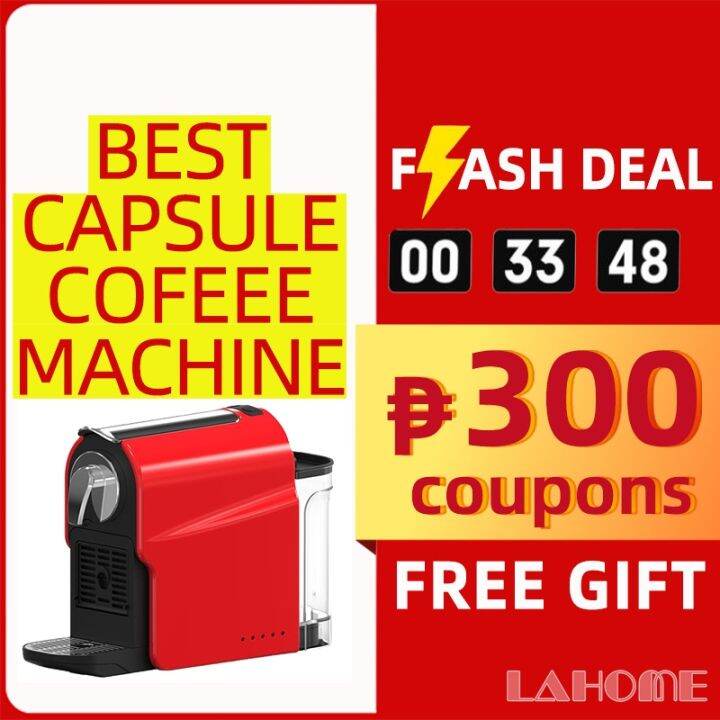 LAHOME Capsule Espresso Coffee Machine B Espresso Coffee Maker Capsule