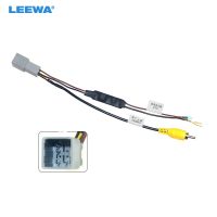 LEEWA Car Parking Rear Camera Video Plug Converter Cable For Honda Fit Greiz City parking Reverse Wire Adapter CA6562