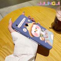 Jlingji เคสสำหรับ Huawei Y6s Y6 2019เคสการ์ตูนน่ารักลายขอบซิลิโคนเป็ดสี่เหลี่ยมนิ่มแบบดั้งเดิมเคสป้องกันกล้องคลุมทั้งหมดเคสฝาหลังเคสนิ่ม