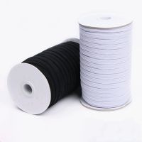 [NEW EXPRESS] Elastic Band Masks White Black 3mm 6mm 8mm 10mm 12mm High Flat Rubber Waist Sewing Stretch Rope DIY Mask