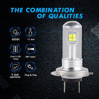 H7 H4 LED Motorcycle Headlight Bulbs 6500K 80W 1500LM H1 H3 H11 LED Motorbike Fog Lights For Honda Kawasaki Ninja 2PCS