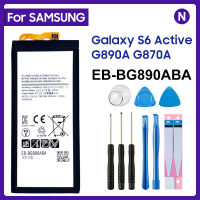 SAMSUNG EB-BG890ABA เดิม3500มิลลิแอมป์ต่อชั่วโมง Samsung กาแล็คซี่ S6แบตเตอรี่โทรศัพท์มือถือ G870A แอคทีฟ G890A