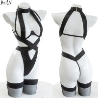 〖Gesh department store〗AniLV Game NieR Automata 2B Straps Bandage One-pieces Swimsuit Swimwear Cosplay Women Sexy Bodysuit Pajamas Costumes