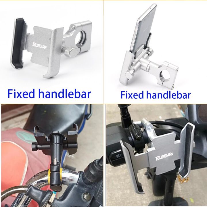 for-suzuki-burgman-an125-an200-an400-an650-motorcycle-mobile-phone-holder-gps-navigator-mirror-handlebar-bracket-accessories