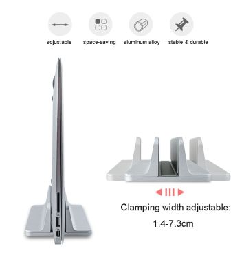 Vertical Adjustable Laptop Stand Aluminium Portable Notebook Mount Support Base Holder for MacBook Pro Air Accessory HC001 Laptop Stands