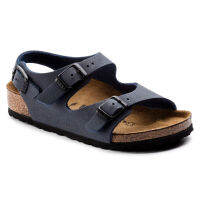 Birkenstocks Childrens Shoes Roma Sandals-Dark Blue (Synthetic Leather) 1007941