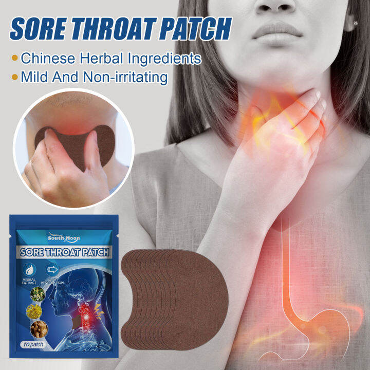 Throat Pain Patch Relieve Sore Throat, Sore Throat, Dryness and Itching