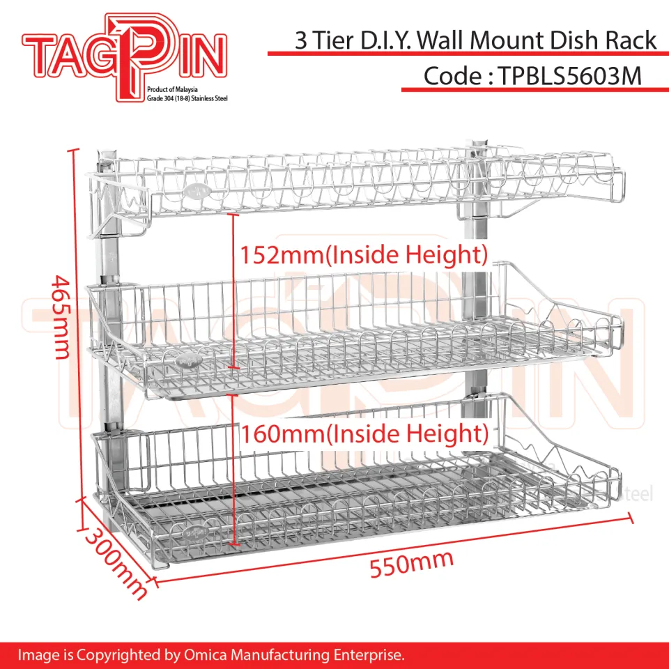 Tagpin discount dish rack