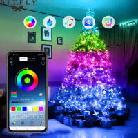 51020M LED Bluetooth String Light Christmas Tree Decoration Remote Control USB Wedding Navigation Garland Curtain Lamp Fairy Homepage