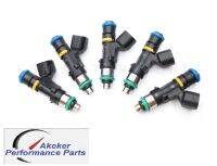 5 x 650cc 850cc 1000cc 1300cc E25 E85 for FORD FOCUS MK2 2.5T RS ST Fit BOSCH EV14 impedance Flow matched fuel injector หัวฉีด