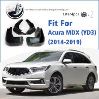 บังโคลนสำหรับ Acura MDX YD3 2014 2015 2016 2017 2018 2019หน้าหลัง4ชิ้นบังโคลนอุปกรณ์ตกแต่งรถยนต์บังโคลน