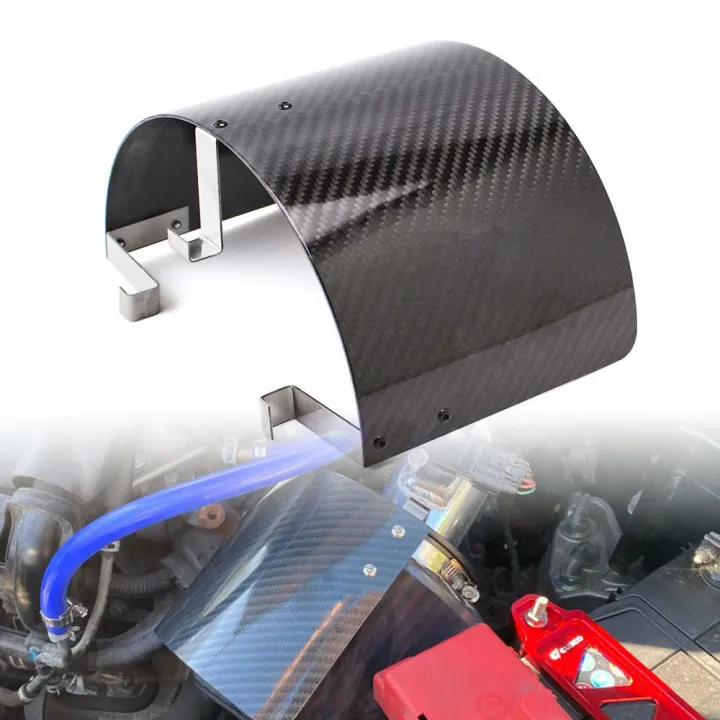 Universal Cone Filter Cover Carbon Fiber for 2.55.5 inch Neck Air Intake Heat Shield Lazada PH