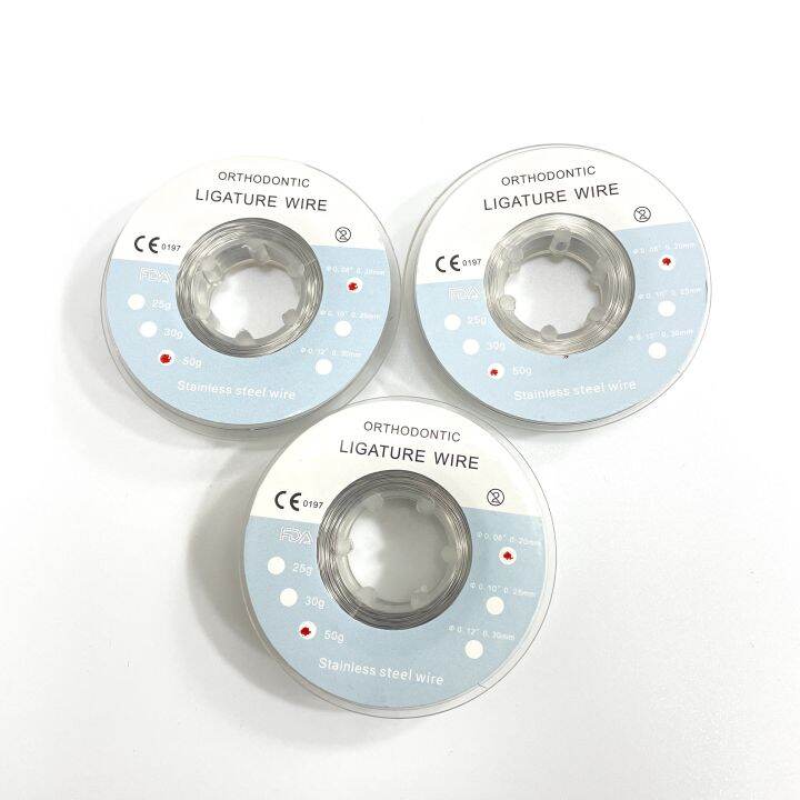 Rotolo Filo Ortodontico Morelli CrNi Acciaio Inox 0,20 Mm (.008'') - 203m Per Legature Dentali - Foto 5
