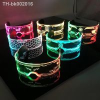 ۞✣ Fashion Luminous Decorative Glasses Neon Party Decoration LED Sunglasses For Nightclub DJ Dance Music Festival Rave