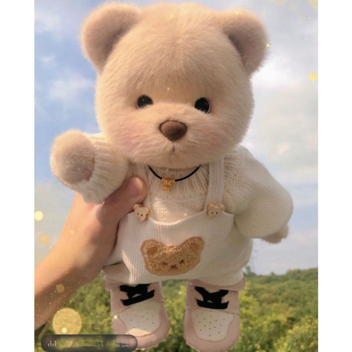 30cmpro-lena-หมี-teddytales-เสื้อผ้าตุ๊กตาหนังสือสีแดงเล็กๆน้อยๆแนะนำตุ๊กตาหมีตุ๊กตาเสื้อผ้า-ขายแต่เสื้อผ้า