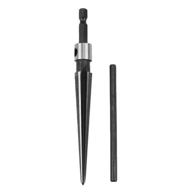 Taper Reamer 3-13mm Hex Shank Reamer Fluted Hand Held Steel Bridge Pin Hole Chamfer Woodworking Cutting Tool Core Drill Bit Reamer Tool