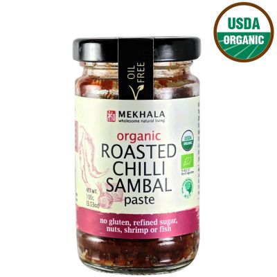 Mekhala Organic Roasted Chilli Sambal (100gm)
