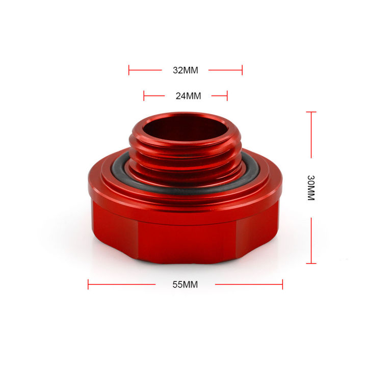 jdm-mugen-อลูมิเนียมน้ำมันเครื่องหมวกการใช้-filler-ผ้าคลุมถังน้ำสำหรับฮอนด้าซีวิคแอคคิวร่า