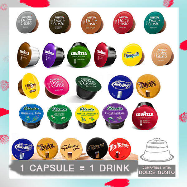 Dolce Gusto Loose Capsules for Dolce Gusto Machines, 1 Capsules for 1