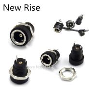 卐▧卐 10PCS/LOT DC-022B All-Copper Material DC Power Supply Jack Socket Female Panel Mount Connector 5.5mm 2.1mm With a Waterproof Cap