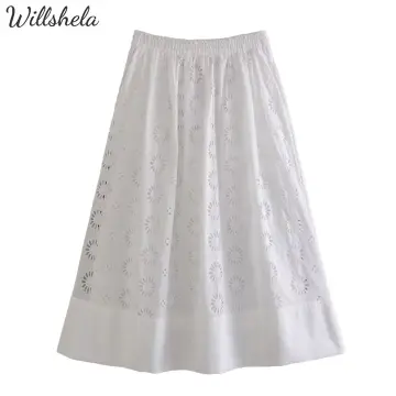 Willshela Women Fashion Solid Skirts Shorts Vintage High Waist Side Zipper  Side Slit Female Chic Lady Shorts - AliExpress