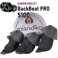 จุกหูฟังซิลิโคน Misodiko เข้ากันได้กับ Plantronics BackBeat PRO 5100หูฟังไร้สาย True (2คู่)