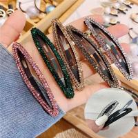 MINERA 6PCS อุปกรณ์เสริมผม คลิปผม rhinestone โลหะผสมอัลลอยด์ ที่หนีบผมบีบีกัน ของใหม่ คลิปปากเป็ด ผมเส้นผม