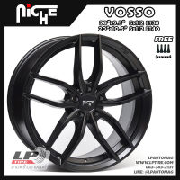 [ส่งฟรี] ล้อแม็ก NICHE แท้ รุ่น VOSSO ขอบ20" 5รู112 สีMatteBlack หน้า9.0" หลัง10.5" Road Wheels จาก USA จำนวน 4 วง