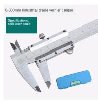 จำนวนของสแตนเลสเครื่องวัดเส้นผ่าศูนย์กลาง Vernier,ของแท้ถึง0-300มม.