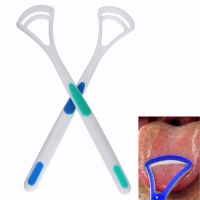 KPL 2pcs New Plastic Tongue Tounge Cleaner Scraper Dental Care Oral Hygiene Mouth