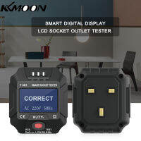 KKmoon NJTY 220 ~ 250V ที่เสียบปลั๊กแบบ UK เครื่องทดสอบเต้าเสียบสมาร์ทเครื่องทดสอบซ็อกเก็ตเทอร์โมมิเตอร์แสดงผล LCD เครื่องทดสอบซ็อกเก็ตวงจรขั้วเครื่องตรวจจับปลั๊กเครื่องตรวจจับรั่วทดสอบสำหรับเครื่องใช้ในบ้านการทดสอบ