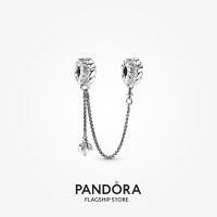 Official Store Pandora Wheat Grains Safety Chain Clip Charm