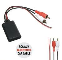 2RCA AUX Bluetooth บลูทูส รถยนต์12V  ตัวรับสัญญาณบลูทูธไร้สาย