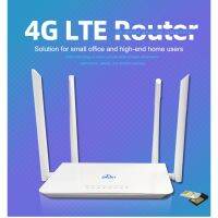 4G เราเตอร์ ใส่ซิมปล่อย Wi-Fi 300Mbps 4 เสา Ultra Turbo Fast Speed รองรับ 4G ทุกเครือข่าย Support Wifi  Up to 32 Device