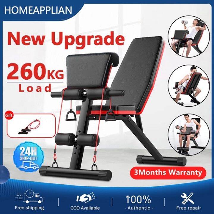 COD Adjustable Press Chair Dumbbell Gym Situp bench Equipment Lazada PH