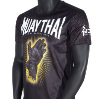 เสื้อมวยไทย Born To Be Muay Thai Boxing T-Shirts Polyester การพิมพ์ เสื้อมวยไทย ออกกำลังกาย เสื้อยืด เสื้อลายมวยไทย เสื้อกีฬา เสื้อแขนสั้น เสื้อแขนสั้น SMT6033