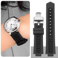 Suitable for womens silicone watch strap mens protruding rubber 18/20/22mm