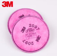 3M 2097 ตลับกรอง งานเชื่อม ตลับกรองฝุ่น แผ่นกรองไอ ฟูมโลหะ P100 ชนิดเสริมแผ่นคาร์บอนกรองกลิ่น เหมาะสำหรับหน้ากากป้องกันแก๊ส 7502 6200 ฯลฯ (คู่)