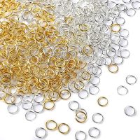 【YF】 Anéis de Metal para Fazer Jóias Loops Ouro e Prata Split Conectores DIY Encontrar Acessórios Suprimentos 3-12mm