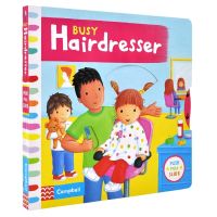 Busy hairdresser busy series office Book hairdresser article things cognition English picture book office paperboard book interesting enlightenment parent-child education interactive toy game book English original imported book
