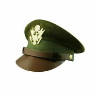 tomwang2012. WWII US Army Air Force Officers Uniform Visor Cap Military Hat HIGH QUALITY COLLECTION WAR REENACTMENTS