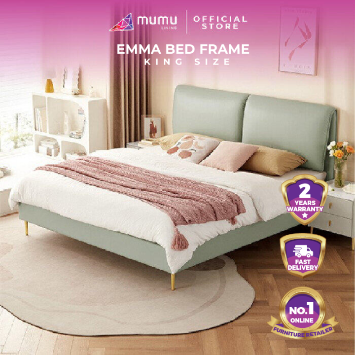 [MUMU Living] Emma Bed Frame King Size Lazada