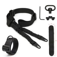 Outdoor tactical QD floating quick-release buckle ring lanyard two-point sling multi-functional rope strap backpack