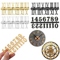 DIY Arabic Numerals Roman Numerals Wall Clocks Removable Art Decal Sticker Arabic Roman Numerals Digital Quartz Needle