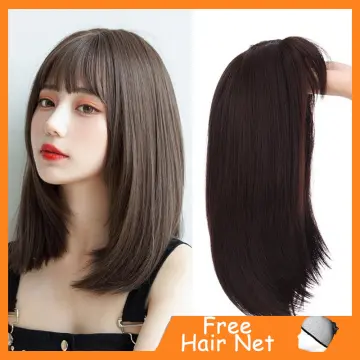 Straight Clip Side Bangs Hair Extension at Rs 800/piece in Ajmer | ID:  23658767430