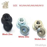 ▲ 5PCS M3 M4 M5 M6 M8 M10 DIN466-B GB806 Galvanized Knurled Thumb Nut Iinstrument Hand Tighten Nut 3D Printers Parts Curtain Wall