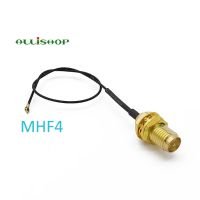 Rf Rp Sma สำหรับท่านชายหญิงพินเพื่อ Ufl./ipx Mhf4คอนเนคเตอร์ตัวเมีย Ufl Sma สายไฟแบบหางหมู0.81มม. สำหรับเราเตอร์ไร้สายการ์ด Pci Wifi