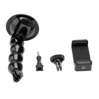 TELESIN Car Suction Cup Adapter Window Glass Mount For Gopro Hero 9 8 7 6 5 Black Hero 4 3 5s sj yi for DJI Camera Accessory