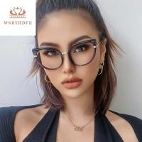 WSRYHDFE แฟชั่น สำหรับผู้หญิง พิมพ์ลายเสือดาว แว่นตาคอมพิวเตอร์ สีดำ ป้องกันแสงสีฟ้า แว่นตาป้องกันรังสี กรอบแว่นตา แว่นตาตาแมว แว่นตาป้องกันแสงสีฟ้า