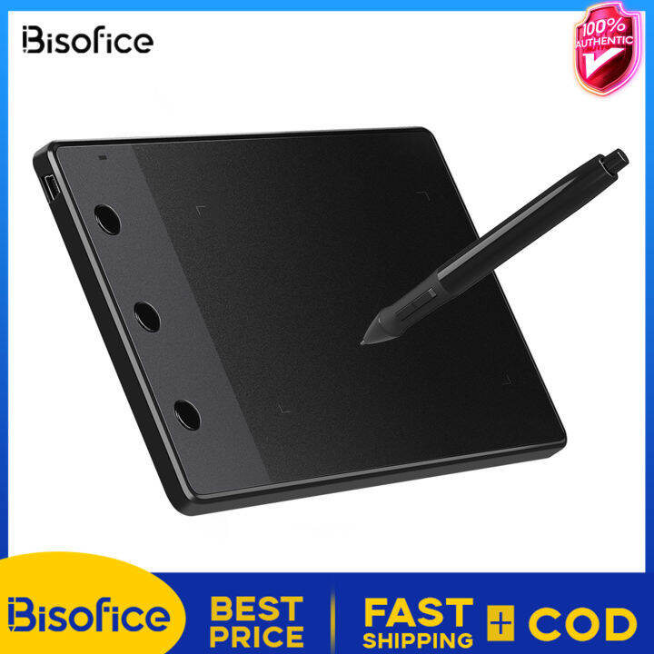 Bisofice Huion H420 4x2.23 Inch Professional Graphics Drawing Tablet